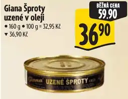 Albert Giana uzené šproty nabídka