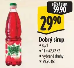 Albert Dobrý sirup nabídka