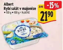 Albert Albert rybí salát v majonéze nabídka