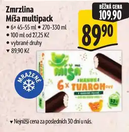 Albert Míša zmrzlina nabídka