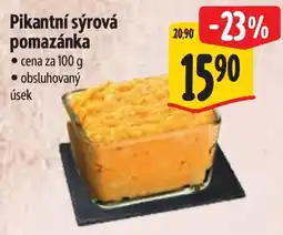 Albert Pikantní sýrová pomazánka nabídka