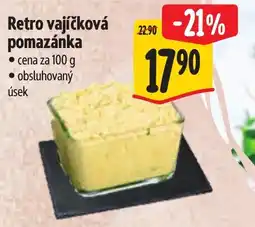 Albert Retro vajíčková pomazánka nabídka