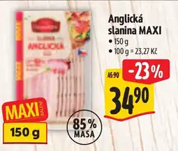 Albert Anglická slanina nabídka