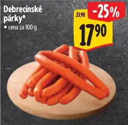 Albert Debrecínské párky nabídka