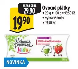 Albert Nature's Promise kids Ovocné plátky nabídka