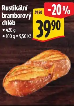 Albert Rustikální bramborový chléb nabídka