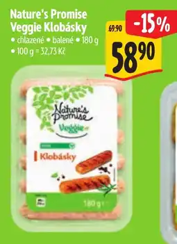 Albert Nature's Promise Veggie Klobásy nabídka