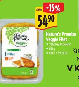 Albert Nature's Promise Veggie Filet nabídka