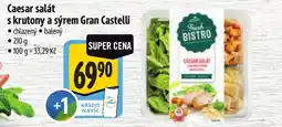 Albert Fresh Bistro Caesar salát s krutony a sýrem Gran Castelli nabídka