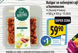 Albert Fresh Bistro bulgur se sušenými rajčaty a hummusem nabídka