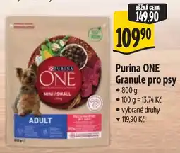 Albert Purina One granule pro psy nabídka