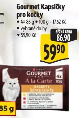 Albert Gourmet kapsičky pro kočky nabídka