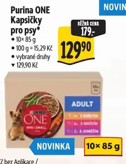 Albert Purina ONE Kapsičky pro psy nabídka