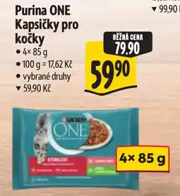 Albert Purina One kapsičky pro kočky nabídka