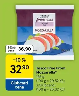 Tesco Tesco Free From Mozzarella nabídka