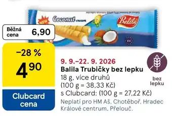 Balíla Trubičky bez lepku
