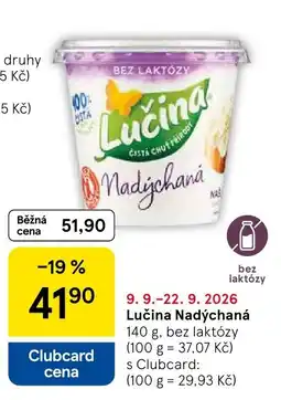 Tesco Lučina Nadýchaná nabídka