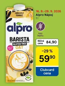 Tesco Alpro Nápoj nabídka