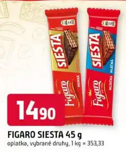 Trefa Figaro siesta nabídka
