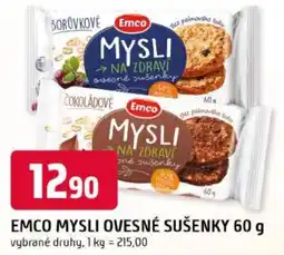 Trefa Emco mysli ovesné sušenky nabídka