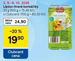 Tesco Liptov hravé korbáčky nabídka