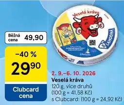 Tesco Veselá kráva nabídka