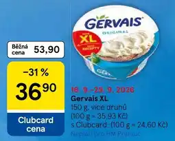 Tesco Gervais XL nabídka