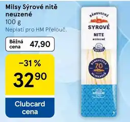 Tesco Bánovické syrové nitě neuzené nabídka