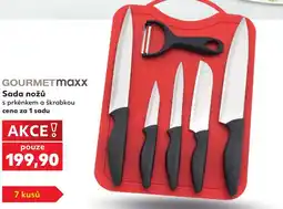 Kaufland Gourmetmaxx Sada nožů s prkénkem a škrabkou nabídka