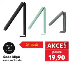 Kaufland Spice Soul sada klipů nabídka