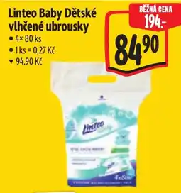Albert Linteo Baby Dětské vlhčené ubrousky nabídka