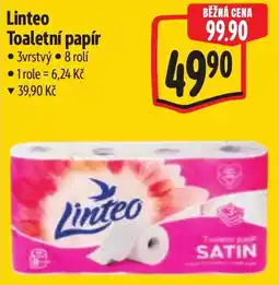 Albert Linteo toaletní papír nabídka