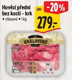 Albert Královské hovězí přední bez kosti - krk nabídka