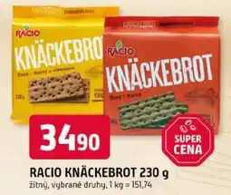 Trefa Racio knäckebrot žitný nabídka