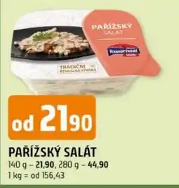 Trefa Hranolovský Pařížský salát nabídka