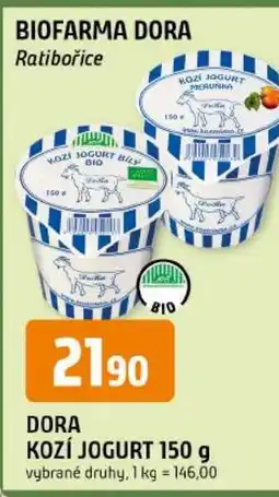 Trefa Dora koží jogurt nabídka