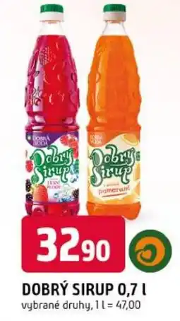 Trefa Dobrý sirup nabídka