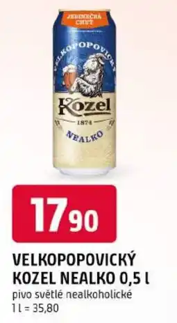 Trefa Velkopopovický Kozel Nealko nabídka