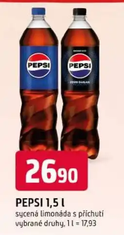 Trefa Pepsi sycená limonáda s příchutí vybrané druhy nabídka
