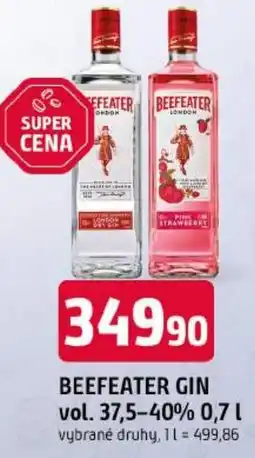 Trefa Beefeater Gin nabídka