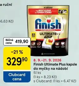 Tesco Finish Ultimate Plus kapsle nabídka