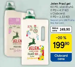 Tesco Jelen prací gel nabídka