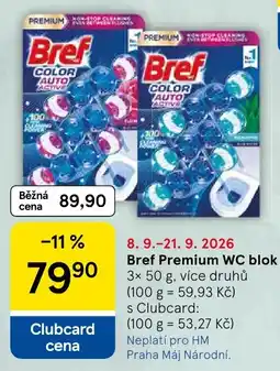 Tesco Bref Premium WC blok nabídka