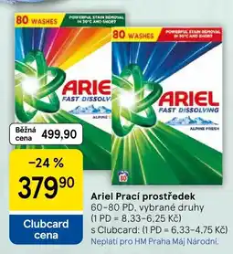 Tesco Ariel Prací prostředek nabídka