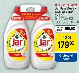 Tesco Jar Prostředek na mytí nádobí nabídka