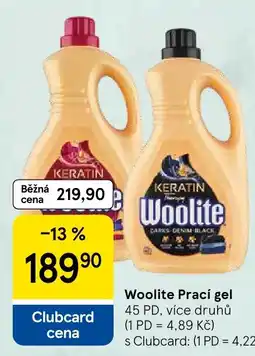 Tesco Woolite Prací gel nabídka
