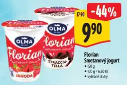 Albert Florian Smetanový jogurt nabídka