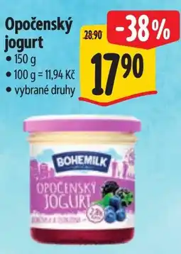 Albert Bohemilk opočenský jogurt nabídka