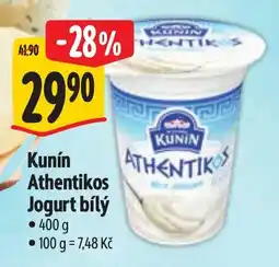 Albert Kunín Athentikos Jogurt bílý nabídka