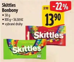 Albert Skittles Bonbony nabídka